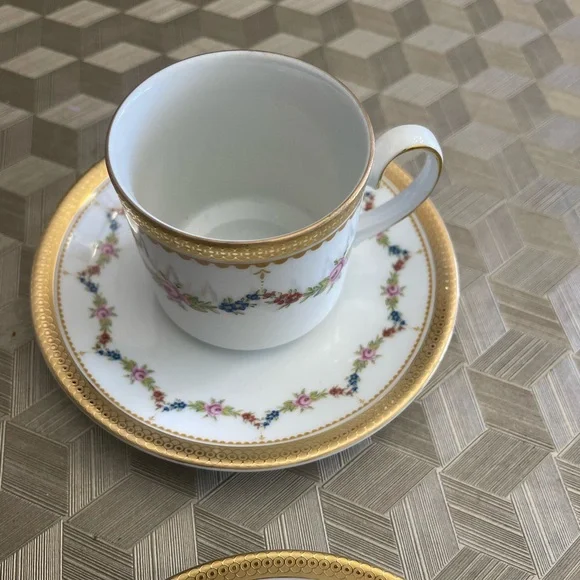 Tirshenreuth Bavaria Made in Germany Coffee set of 4 - Picture 11 of 16